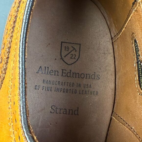 Allen Edmonds Strand Cap-toe Oxford Dress Shoes walnut brown men’s size 8 - Picture 7 of 10